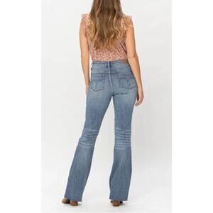 Judy Blue Jeans Bootcut Raw Hem Size 15/32 Stretch